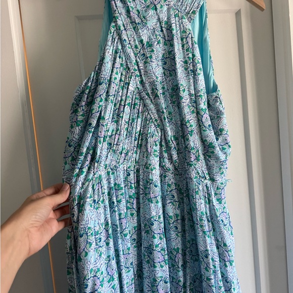 Flowy cross neck midi dress from LOFT - Picture 4 of 4